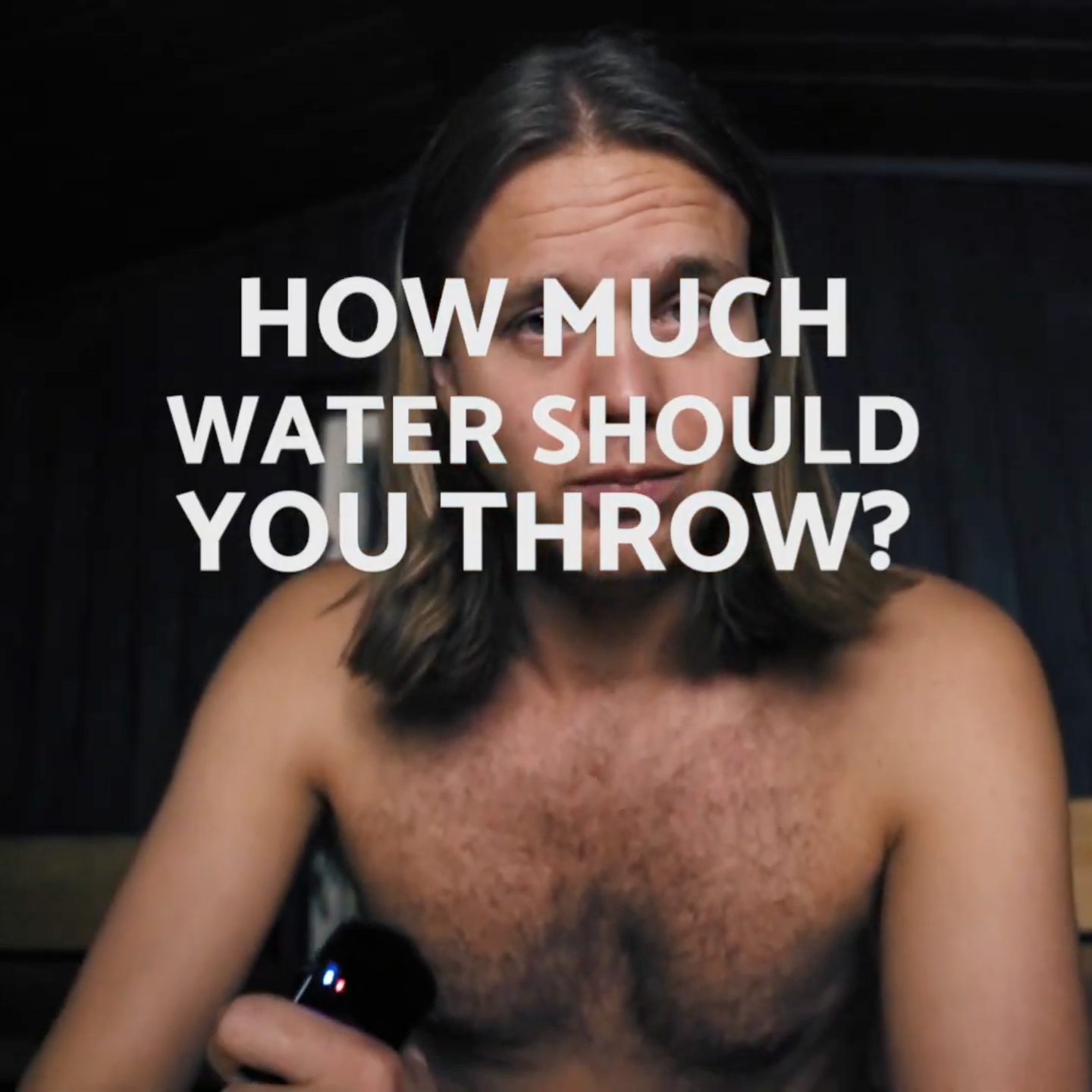 Hur mycket vatten ska du kasta?
