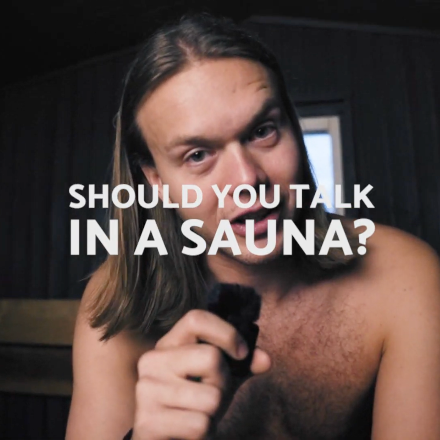 Ska man prata i en bastu?